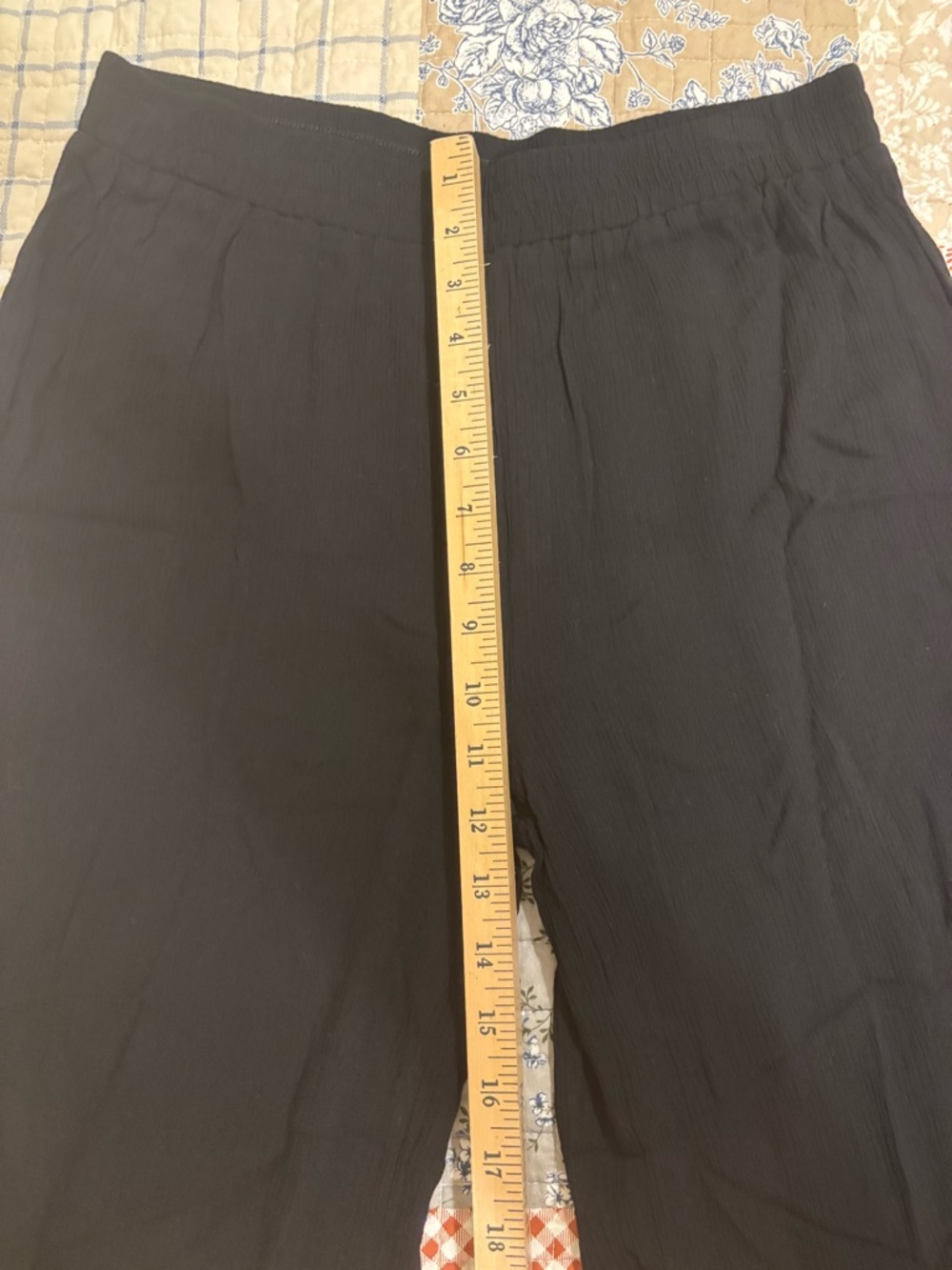 American Rag Black Ruffled Flowy Pants - Picture 10 of 11